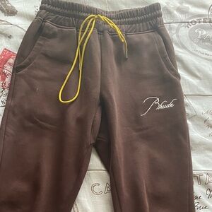 RHUDE SWEATPANTS FLEECE SIZE M